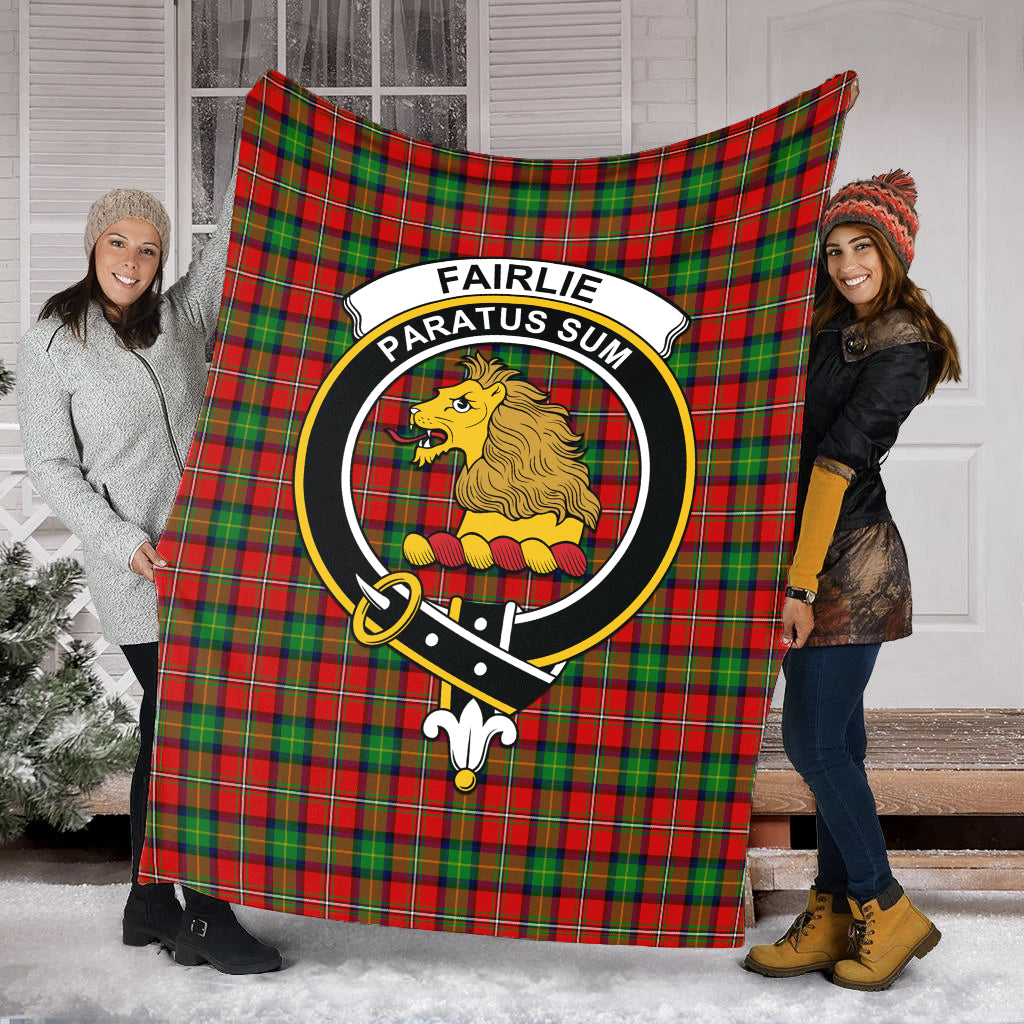 fairlie-modern-tartab-blanket-with-family-crest