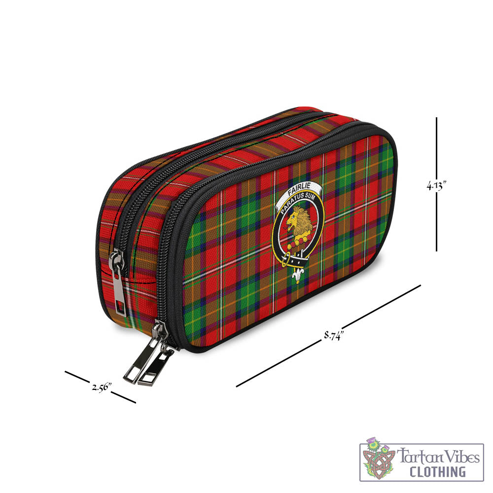 Tartan Vibes Clothing Fairlie Modern Tartan Pen and Pencil Case with Family Crest