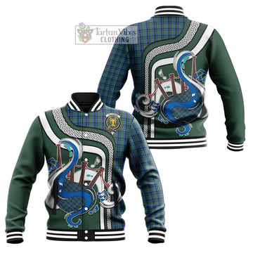 Falconer Tartan Baseball Jacket with Epic Bagpipe Style