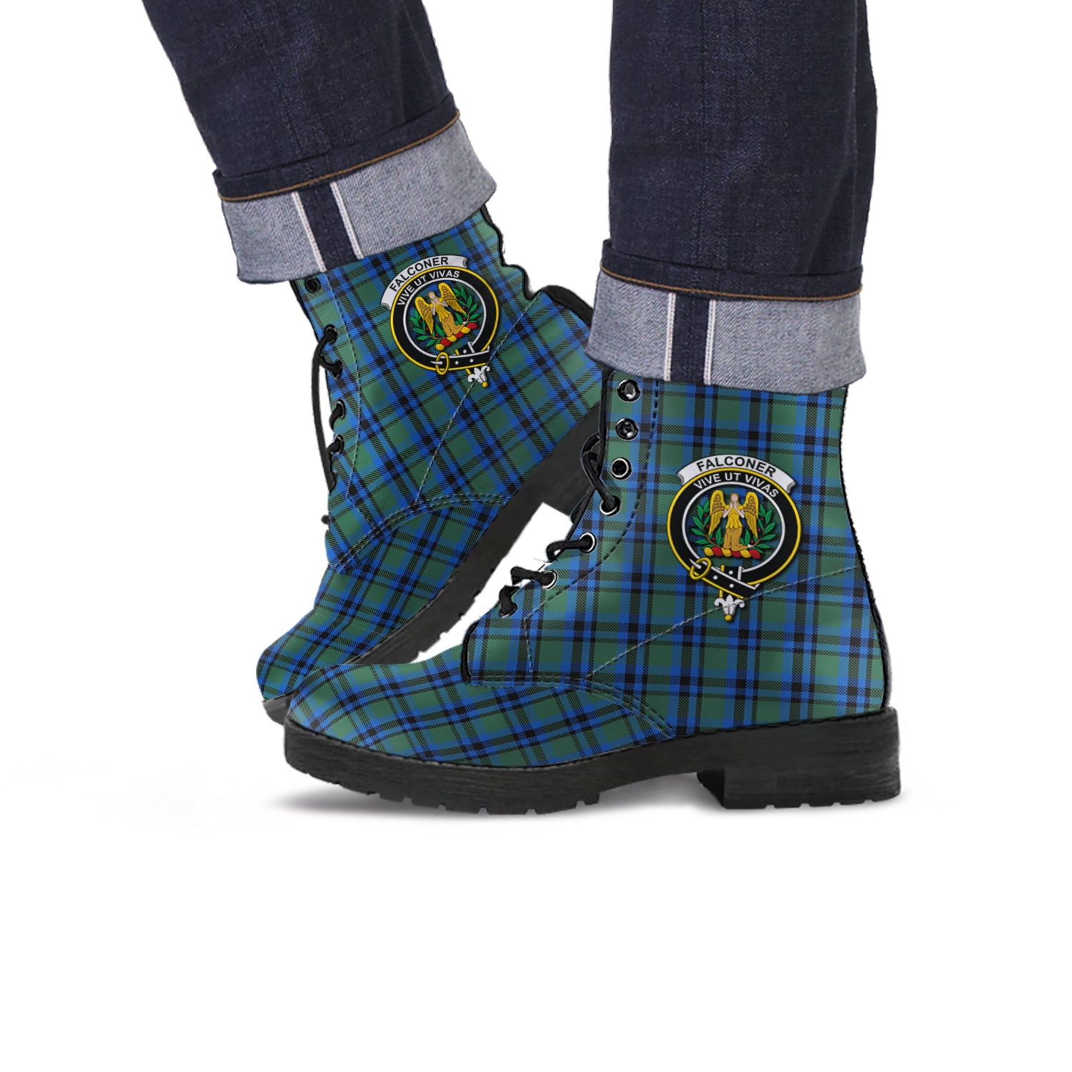 falconer-tartan-leather-boots-with-family-crest