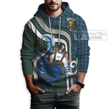 Falconer Tartan Hoodie with Epic Bagpipe Style