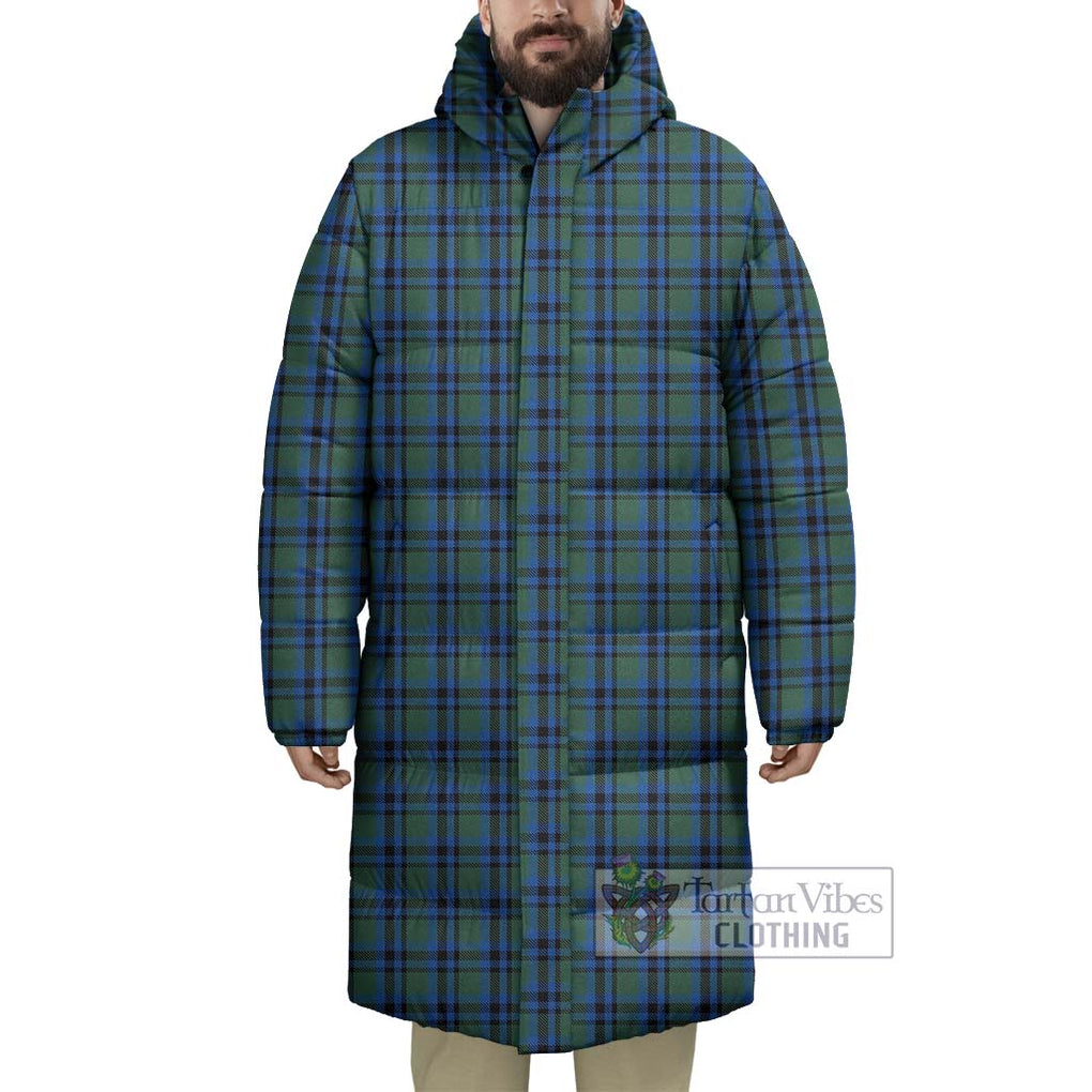 Tartan Vibes Clothing Falconer Tartan Long Down Jacket