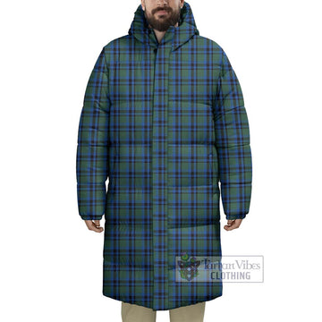 Falconer Tartan Long Down Jacket