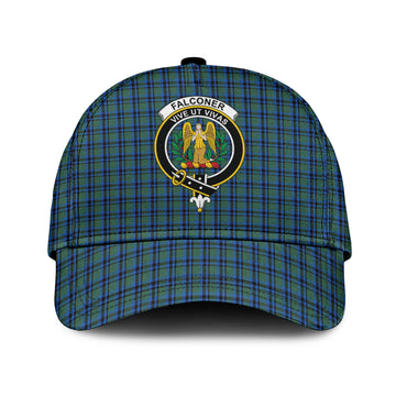 Falconer Tartan Classic Cap with Family Crest