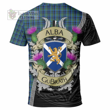 Falconer Tartan Family Crest T-Shirt Lion Rampant Royal Thistle Shield Celtic Inspired - Tartan Vibes Clothing