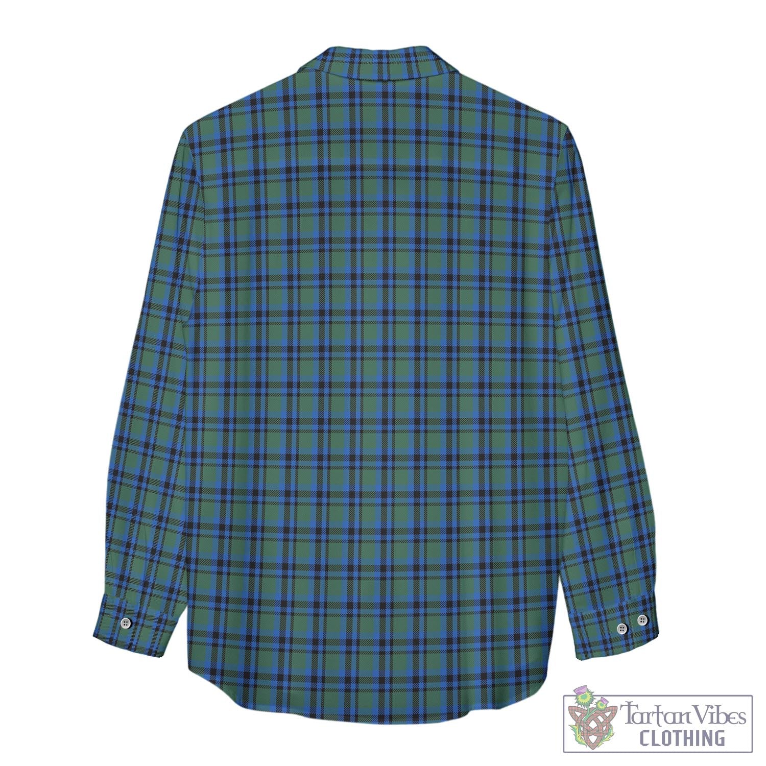 Tartan Vibes Clothing Falconer Tartan Womens Casual Shirt with Family Crest