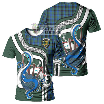 Falconer Tartan T-Shirt with Epic Bagpipe Style