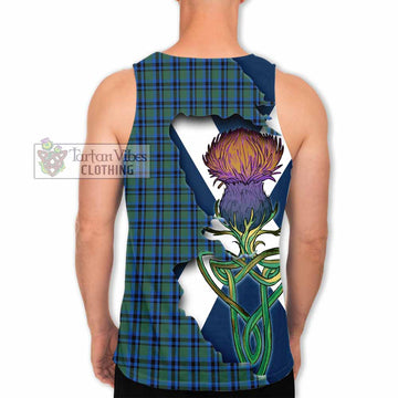 Falconer Tartan Family Crest Men's Tank Top Scottish Thistle Celtic Inspired - Tartan Vibes Clothing