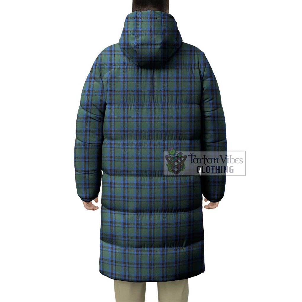 Tartan Vibes Clothing Falconer Tartan Long Down Jacket