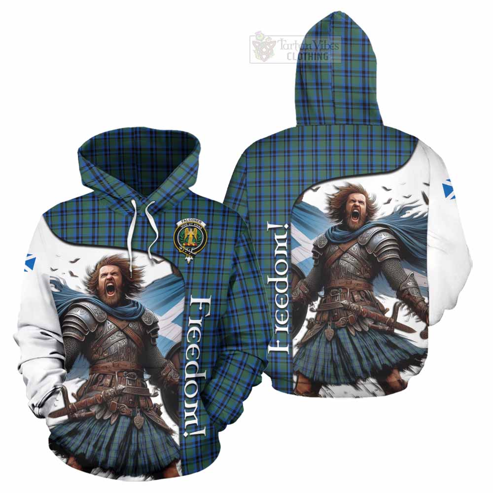 Tartan Vibes Clothing Falconer Crest Tartan Hoodie Inspired by the Freedom of Scottish Warrior