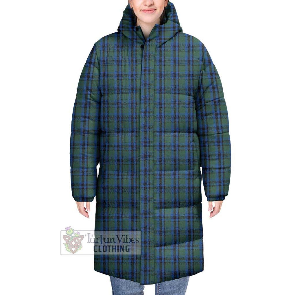 Tartan Vibes Clothing Falconer Tartan Long Down Jacket