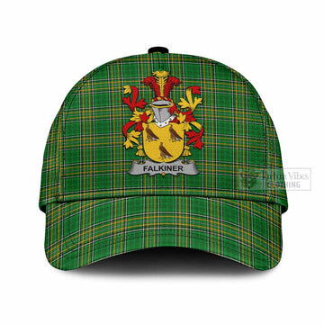 Falkiner Irish Clan Tartan Classic Cap with Coat of Arms