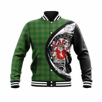 Fallon Irish Clan Baseball Jacket Celtic Circle Style Unisex - Tartan Vibes Clothing