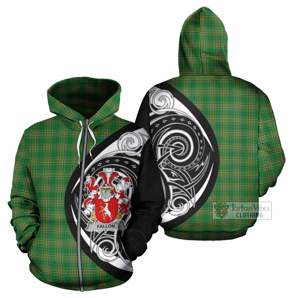 Fallon Irish Clan Hoodie Celtic Circle Style Zip Hoodie - Tartan Vibes Clothing