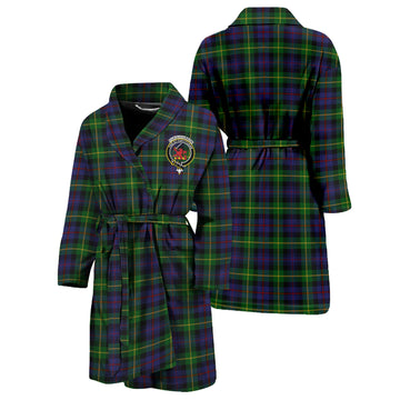 Farquharson Tartan Bathrobe with Family Crest