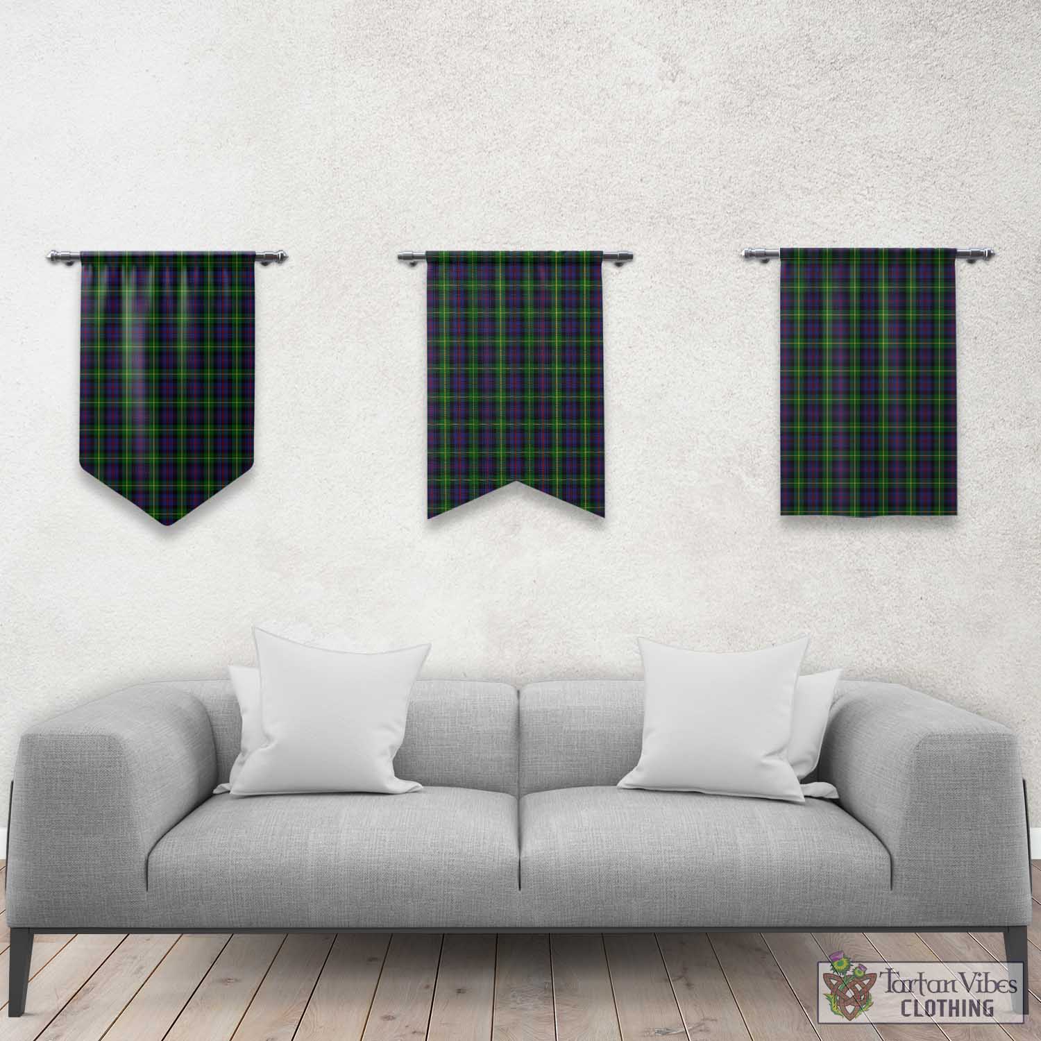 Tartan Vibes Clothing Farquharson Tartan Gonfalon, Tartan Banner