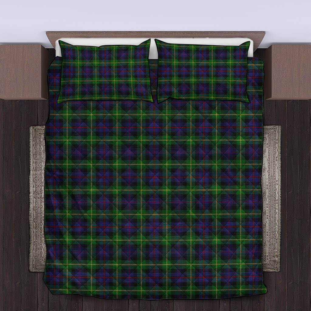 Farquharson Tartan Quilt Bed Set King - Tartan Vibes Clothing