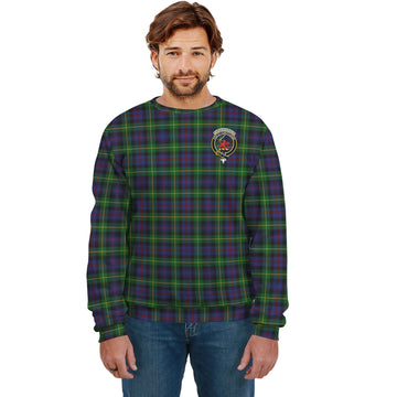 Farquharson Tartan Sweatshirt with Family Crest