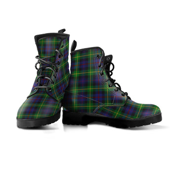 Farquharson Tartan Leather Boots