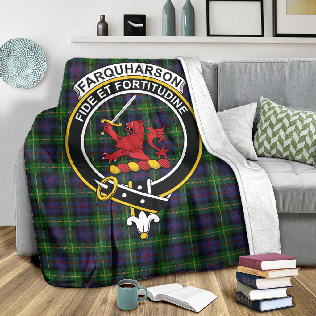 farquharson-tartab-blanket-with-family-crest