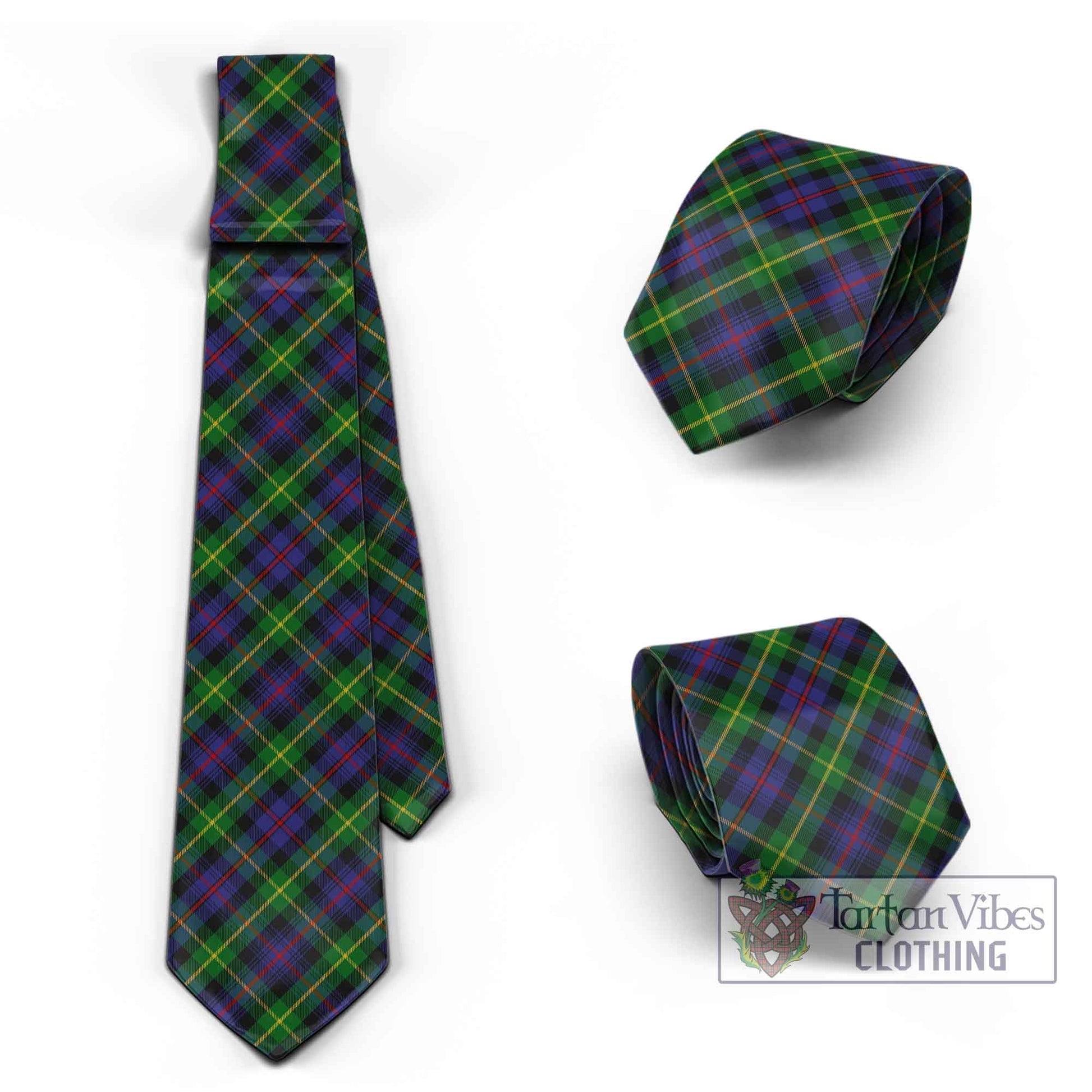 Tartan Vibes Clothing Farquharson Tartan Classic Necktie Cross Style