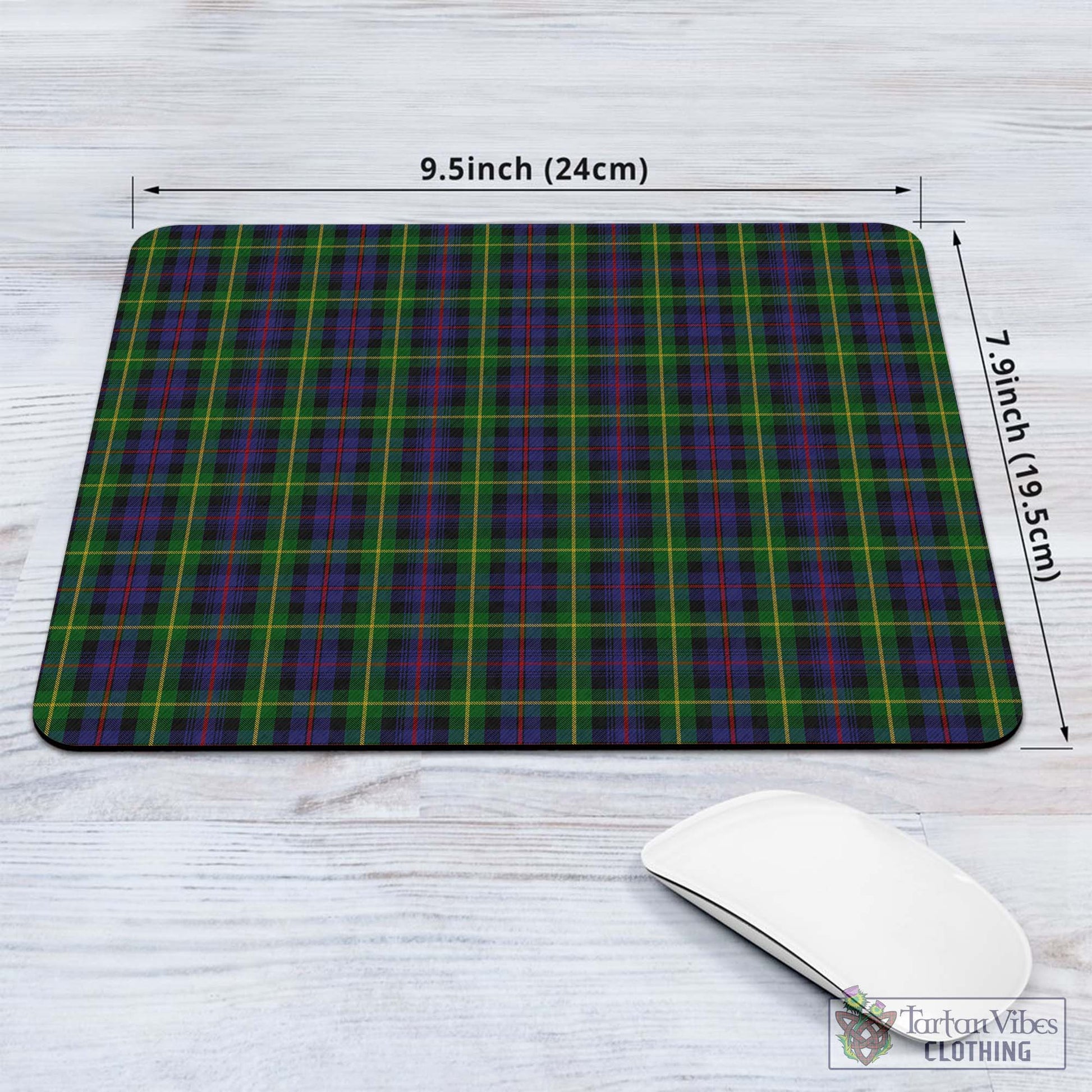 Tartan Vibes Clothing Farquharson Tartan Mouse Pad