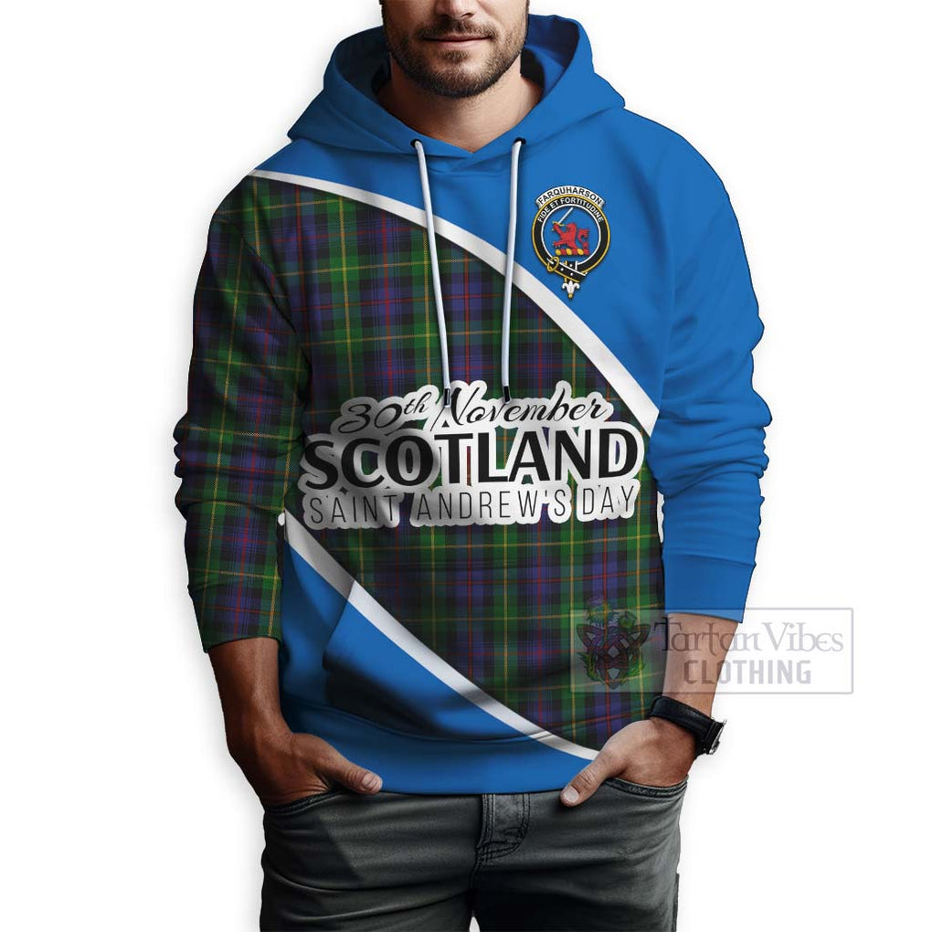 Tartan Vibes Clothing Farquharson Family Crest Tartan Hoodie Celebrate Saint Andrew's Day in Style