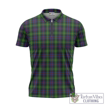 Farquharson Tartan Zipper Polo Shirt