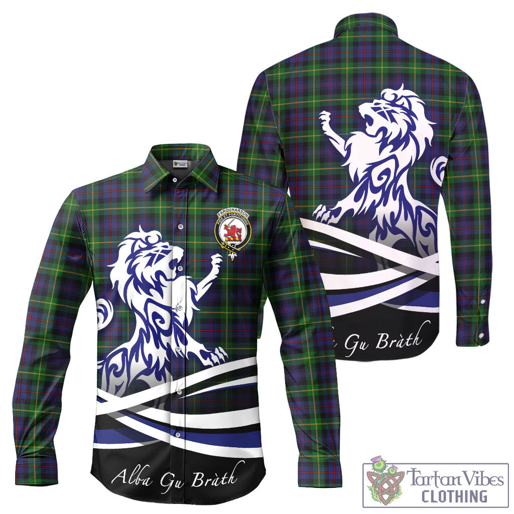 farquharson-tartan-long-sleeve-button-up-shirt-with-alba-gu-brath-regal-lion-emblem