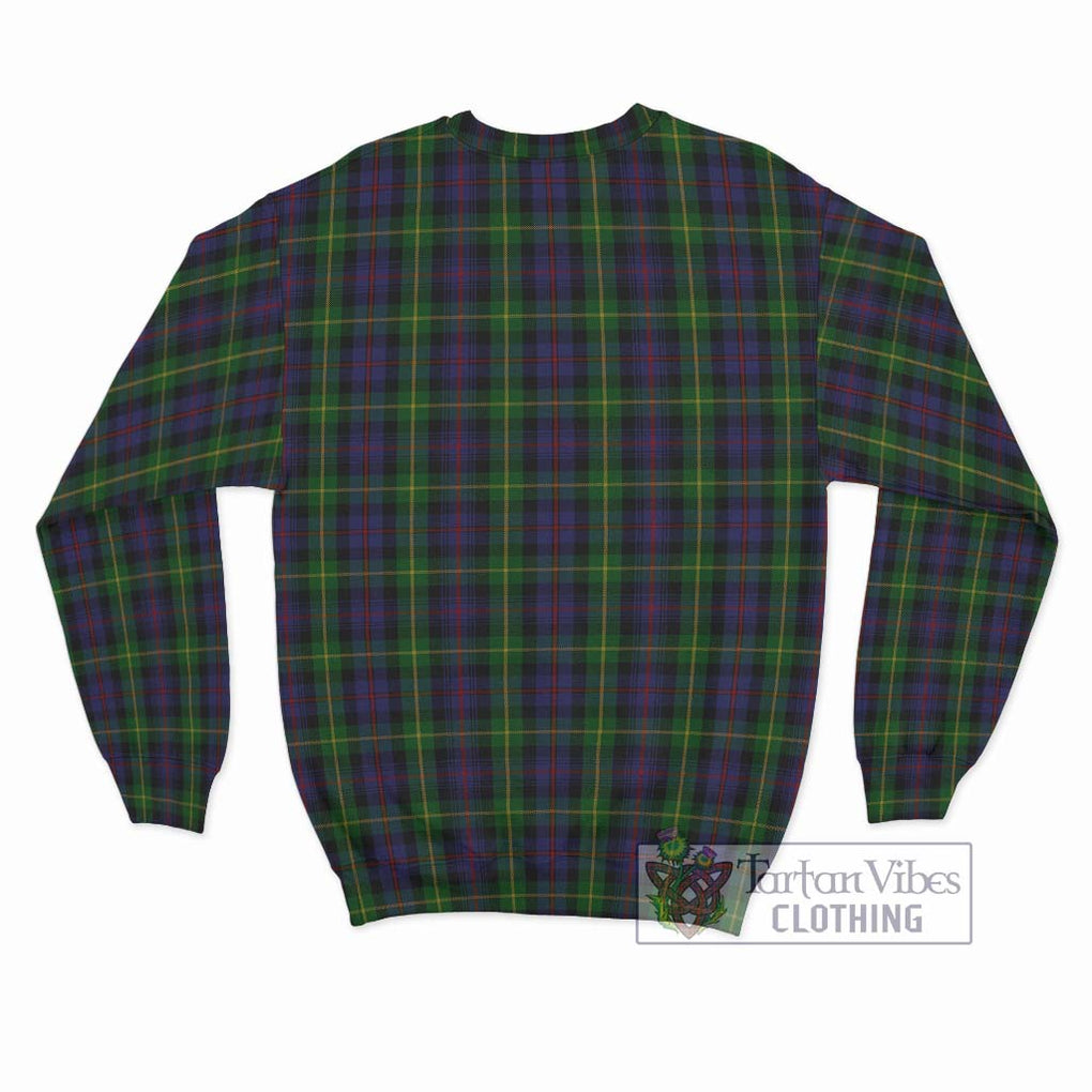 Farquharson Tartan Sweatshirt with Family Crest DNA In Me Style - Tartanvibesclothing Shop