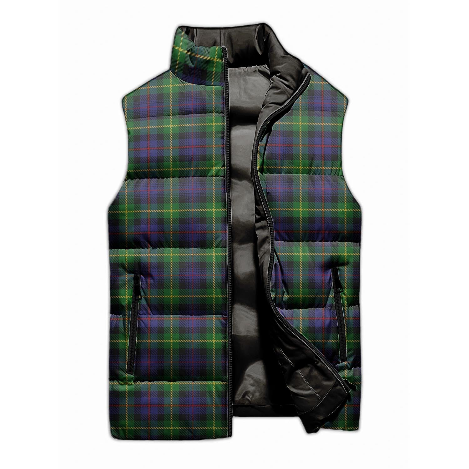 Farquharson Tartan Sleeveless Puffer Jacket - Tartanvibesclothing