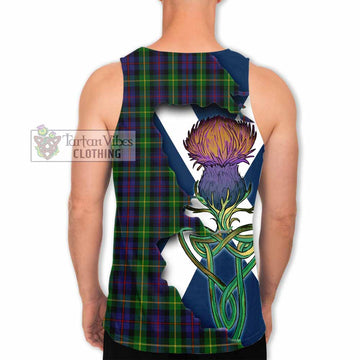 Farquharson Tartan Family Crest Men's Tank Top Scottish Thistle Celtic Inspired - Tartan Vibes Clothing