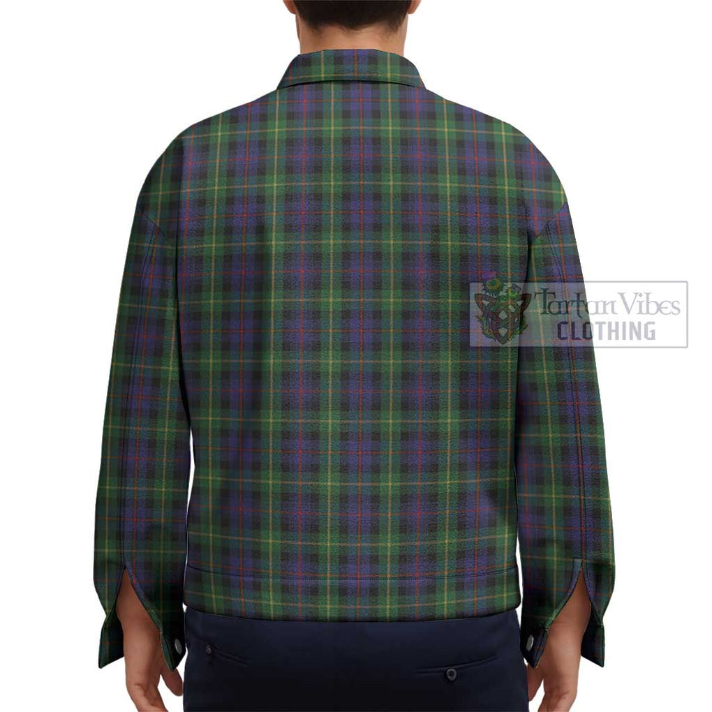 Farquharson Tartan Unisex Lapel Cotton Jacket - Tartan Vibes Clothing