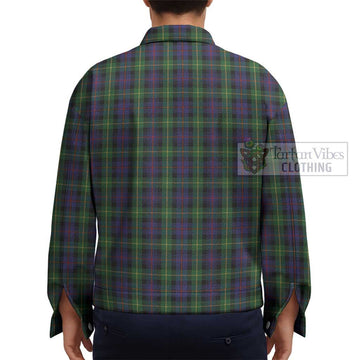 Farquharson Tartan Unisex Lapel Cotton Jacket