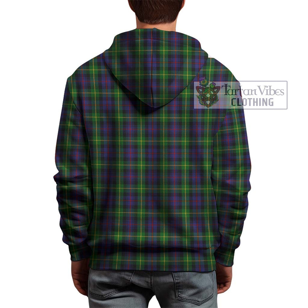 Farquharson Tartan Hoodie with Family Crest DNA In Me Style - Tartanvibesclothing Shop