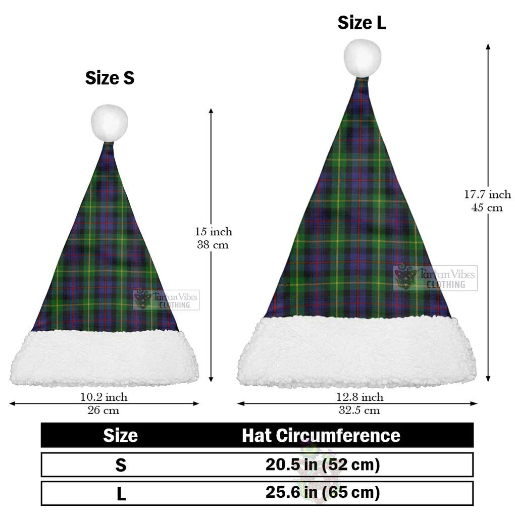 Tartan Vibes Clothing Farquharson Tartan Christmas Santa Hats