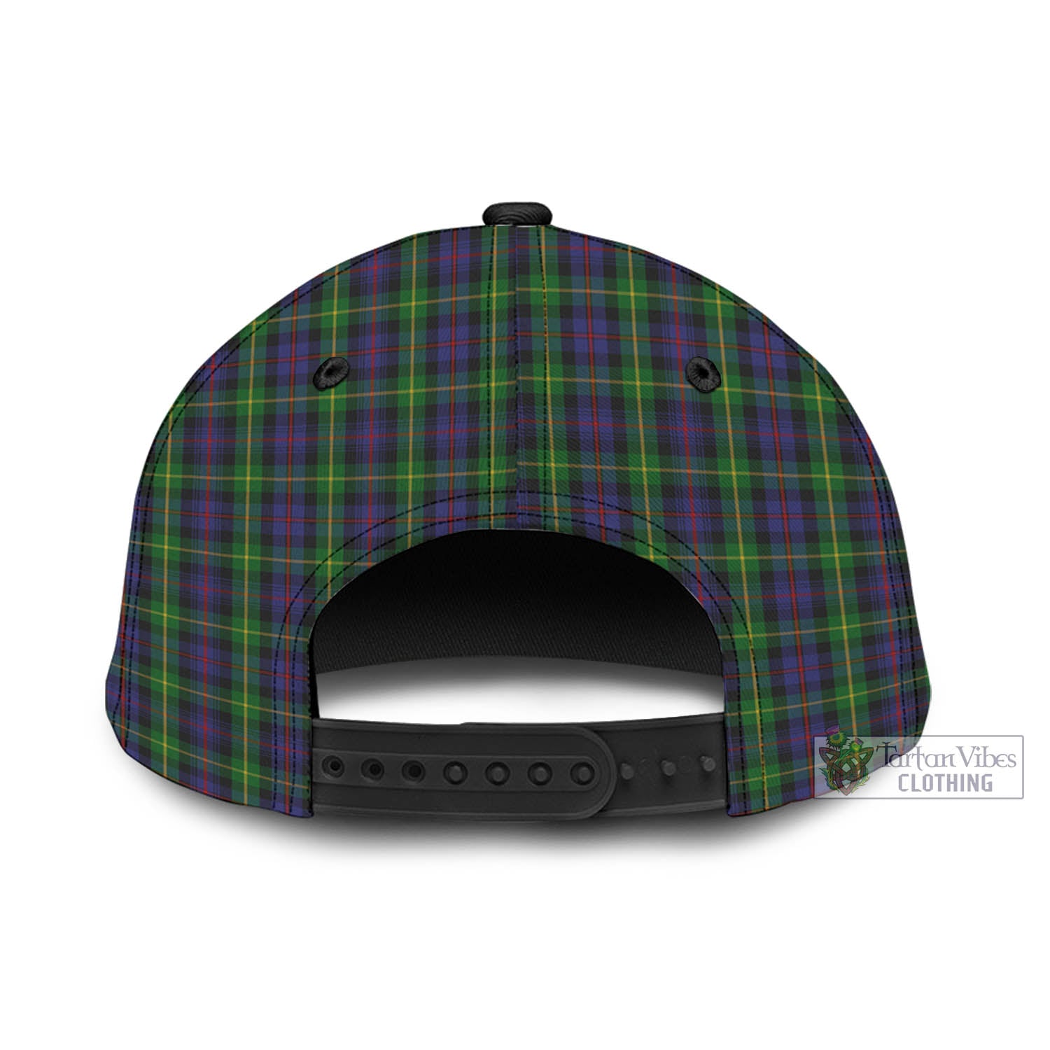 Tartan Vibes Clothing Farquharson Tartan Classic Cap with Family Crest In Me Style