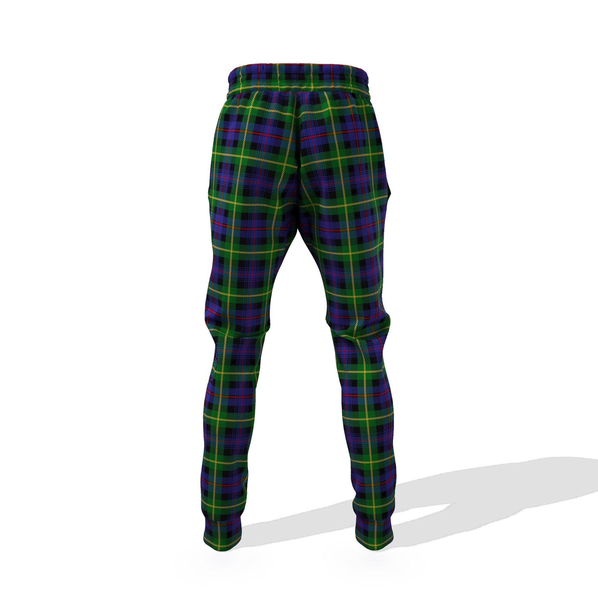 Farquharson Tartan Joggers Pants with Family Crest 6XL - Tartan Vibes Clothing