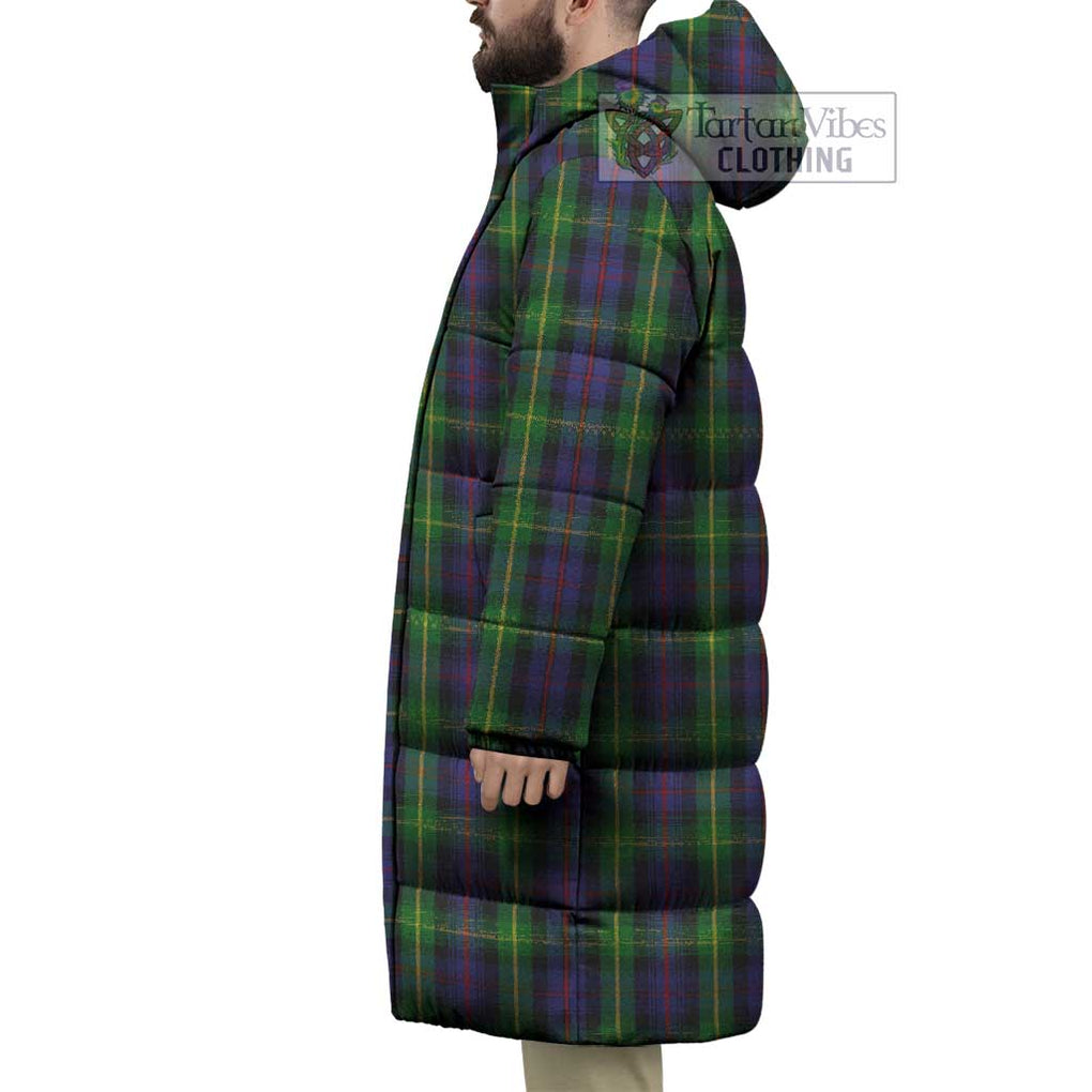 Tartan Vibes Clothing Farquharson Tartan Long Down Jacket