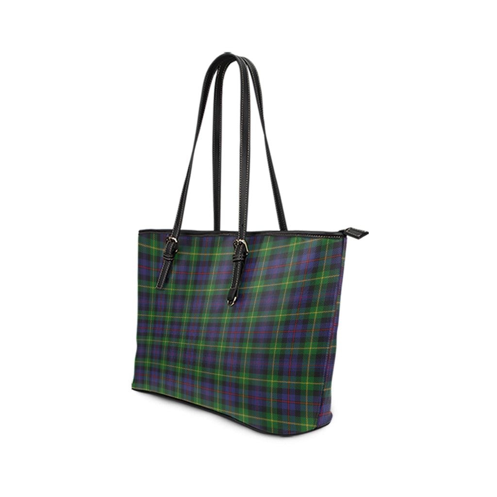 farquharson-tartan-leather-tote-bag