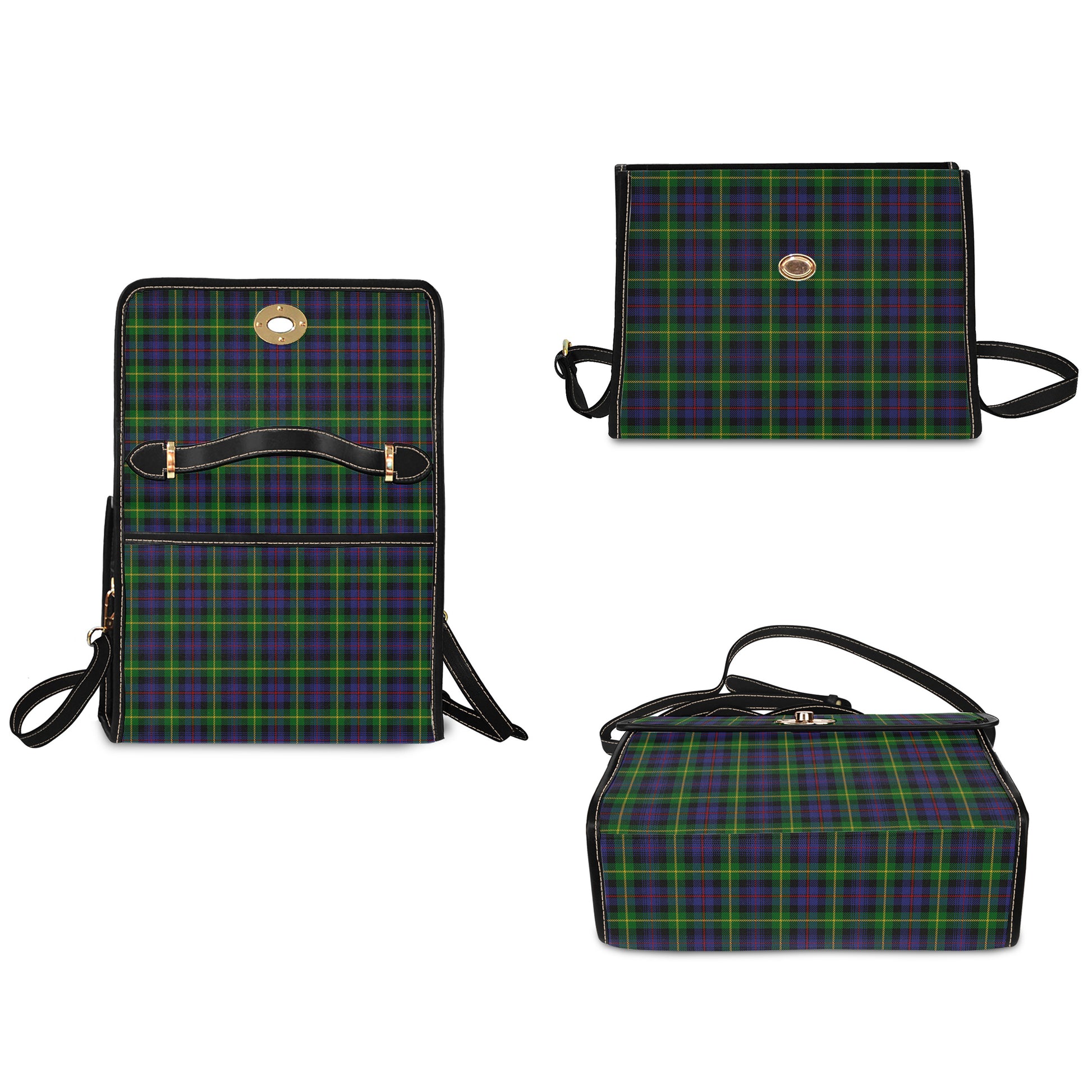 farquharson-tartan-leather-strap-waterproof-canvas-bag