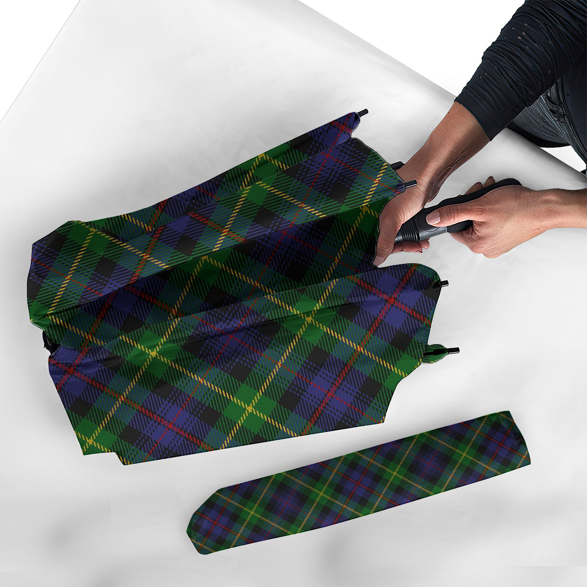 Farquharson Tartan Umbrella - Tartanvibesclothing