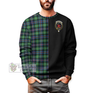 Farquharson Ancient Tartan Sweatshirt with Family Crest and Half Of Me Style