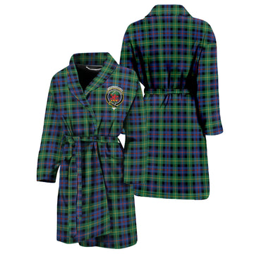 Farquharson Ancient Tartan Bathrobe with Family Crest