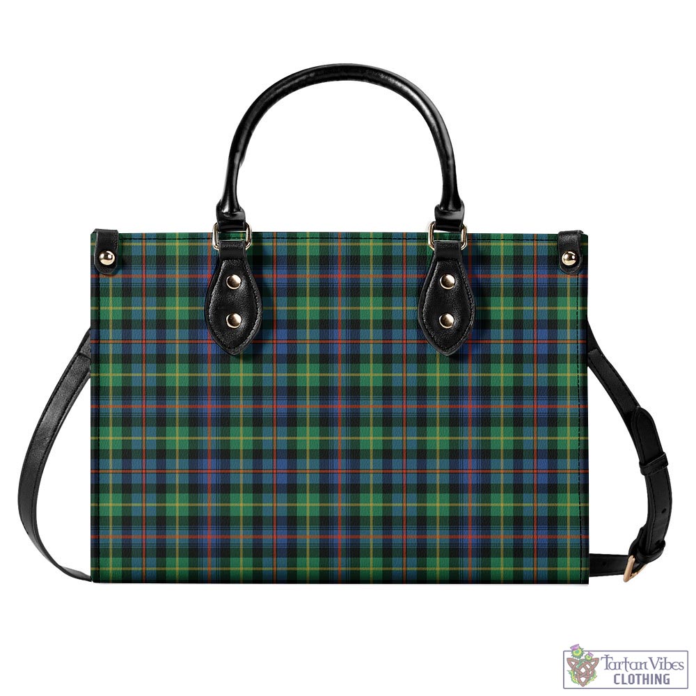 Tartan Vibes Clothing Farquharson Ancient Tartan Luxury Leather Handbags