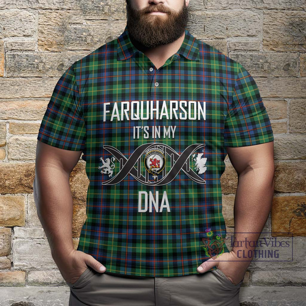 Farquharson Ancient Tartan Polo Shirt with Family Crest DNA In Me Style Kid - Tartanvibesclothing Shop