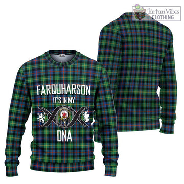 Farquharson Ancient Tartan Ugly Sweater with Family Crest DNA In Me Style