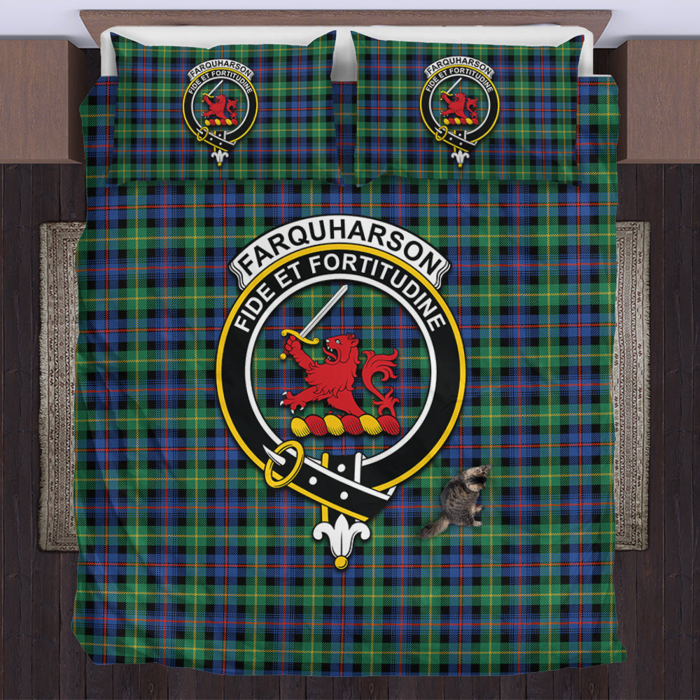 farquharson-ancient-tartan-bedding-set-with-family-crest