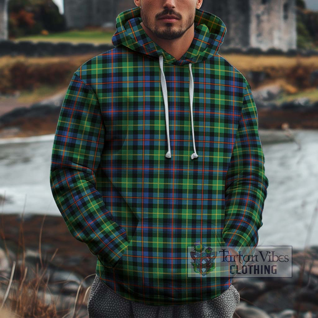 Farquharson Ancient Tartan Cotton Hoodie Pullover Hoodie XS - Tartan Vibes Clothing