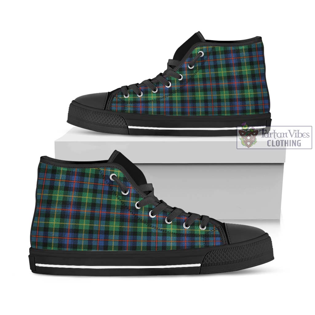 Tartan Vibes Clothing Farquharson Ancient Tartan High Top Shoes